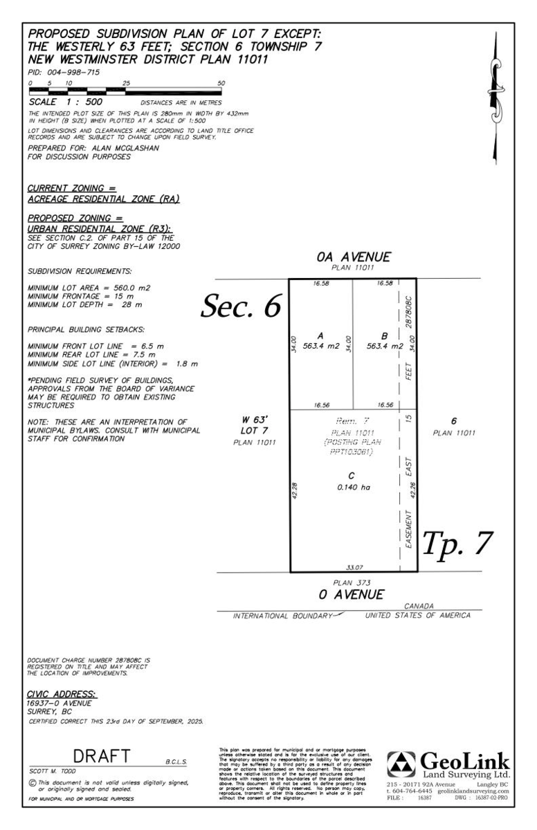 Playground / Recreational Area Near 16937 Avenue, Surrey, BC