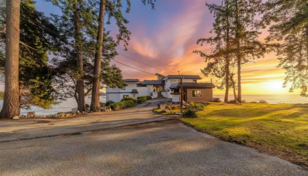 Exterior Rear Photo of 5482 Hill Road, Sechelt, BC