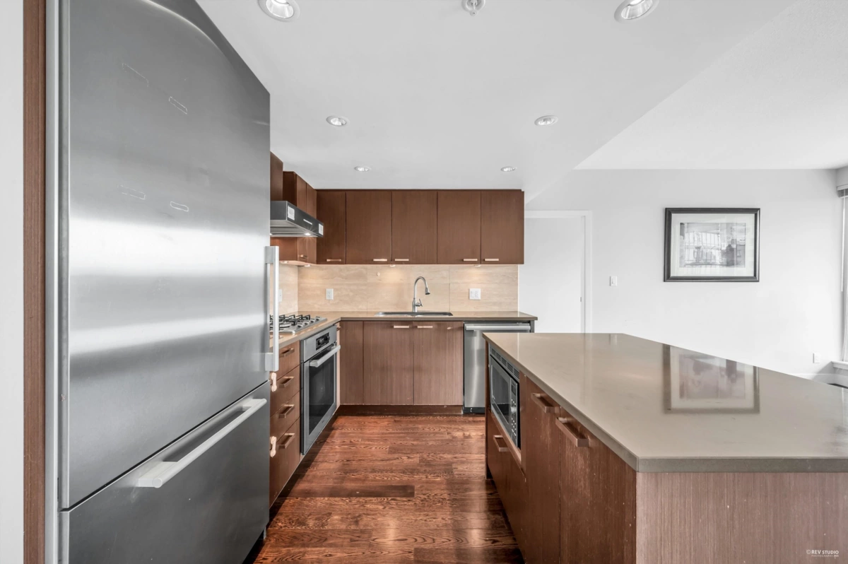 Living Room Photo of 1505 7117 Elmbridge Way, Richmond, BC