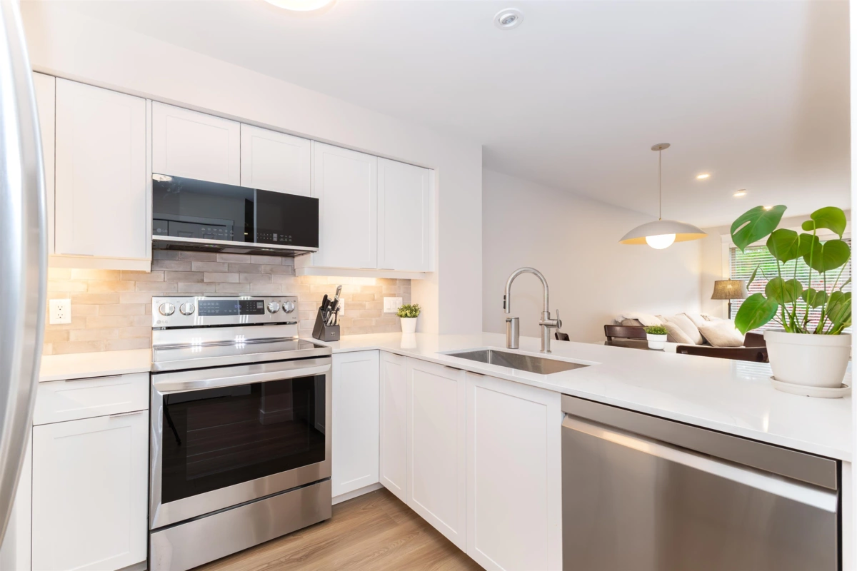 Kitchen Photo of 210 808 Sangster Place, New Westminster, BC
