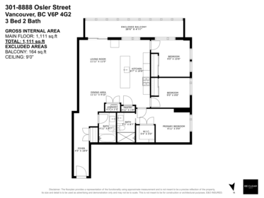 Outdoor Patio Photo of 301 8888 Osler Street, Vancouver, BC