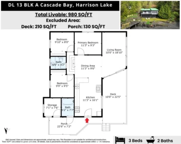 Outdoor Kitchen Photo of BLK A DL 13 Cascade Bay, Harrison Hot Springs, BC