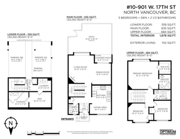 10 901 W 17th Street, North Vancouver, BC, North Vancouver — Townhouse for sale