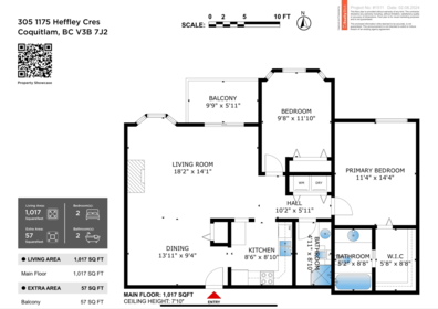 Basement Recreation Room Photo of 305 1175 Heffley Crescent, Coquitlam, BC