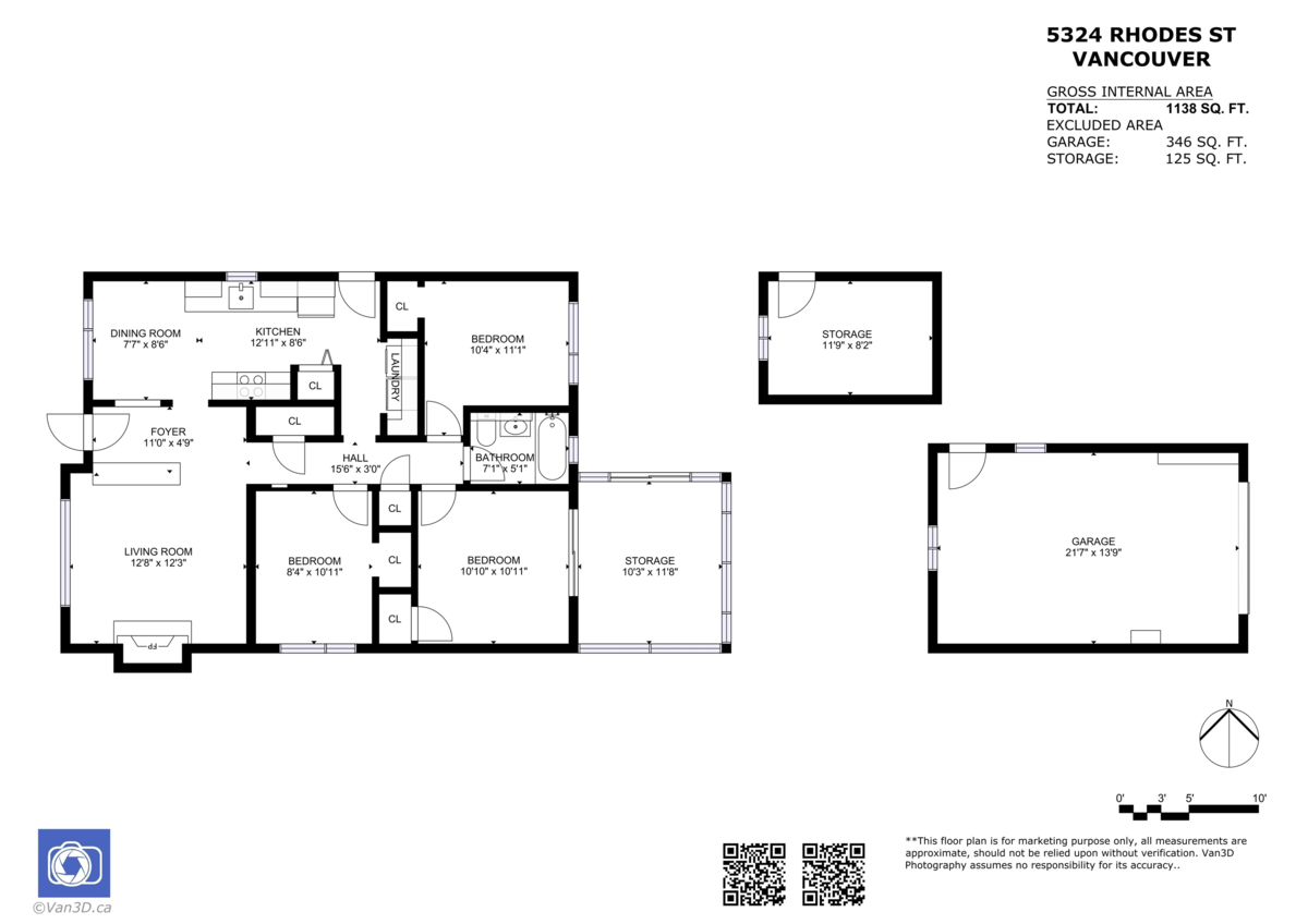 Primary Bedroom Photo of 5324 Rhodes Street, Vancouver, BC