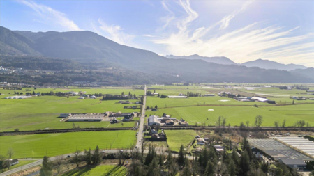 Aerial View of 9227 Annis Road, Rosedale, BC