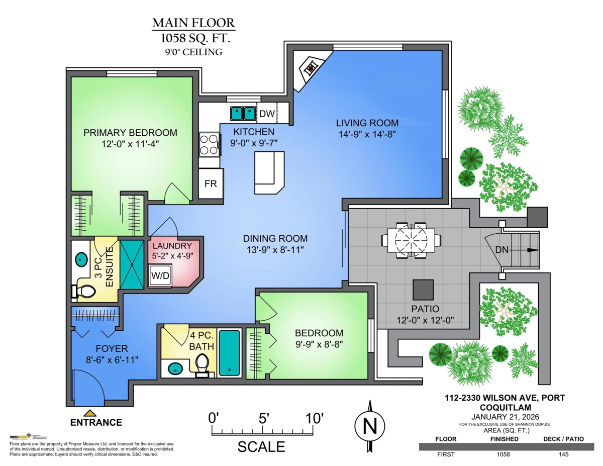 Hallway Photo of 112 2330 Wilson Avenue, Port Coquitlam, BC