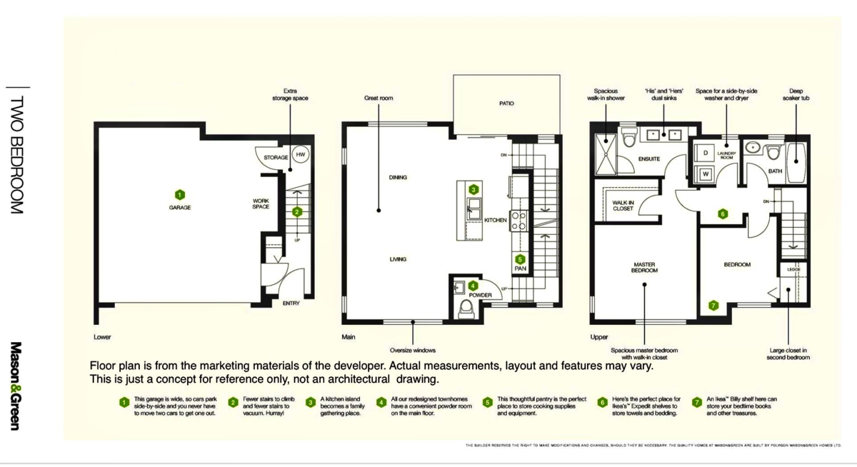 Living Room Photo of 30 7848 209 Street, Langley, BC