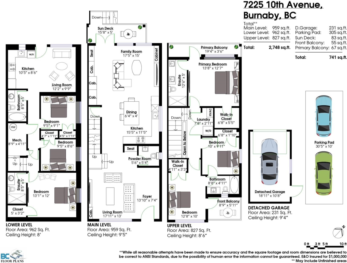 Exterior Rear Photo of 7225 10th Avenue, Burnaby, BC