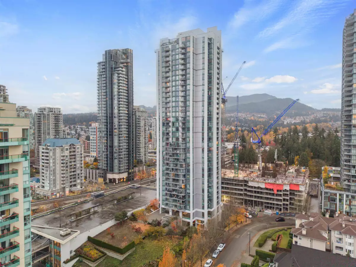 Aerial View of 3003 1178 Heffley Crescent, Coquitlam, BC