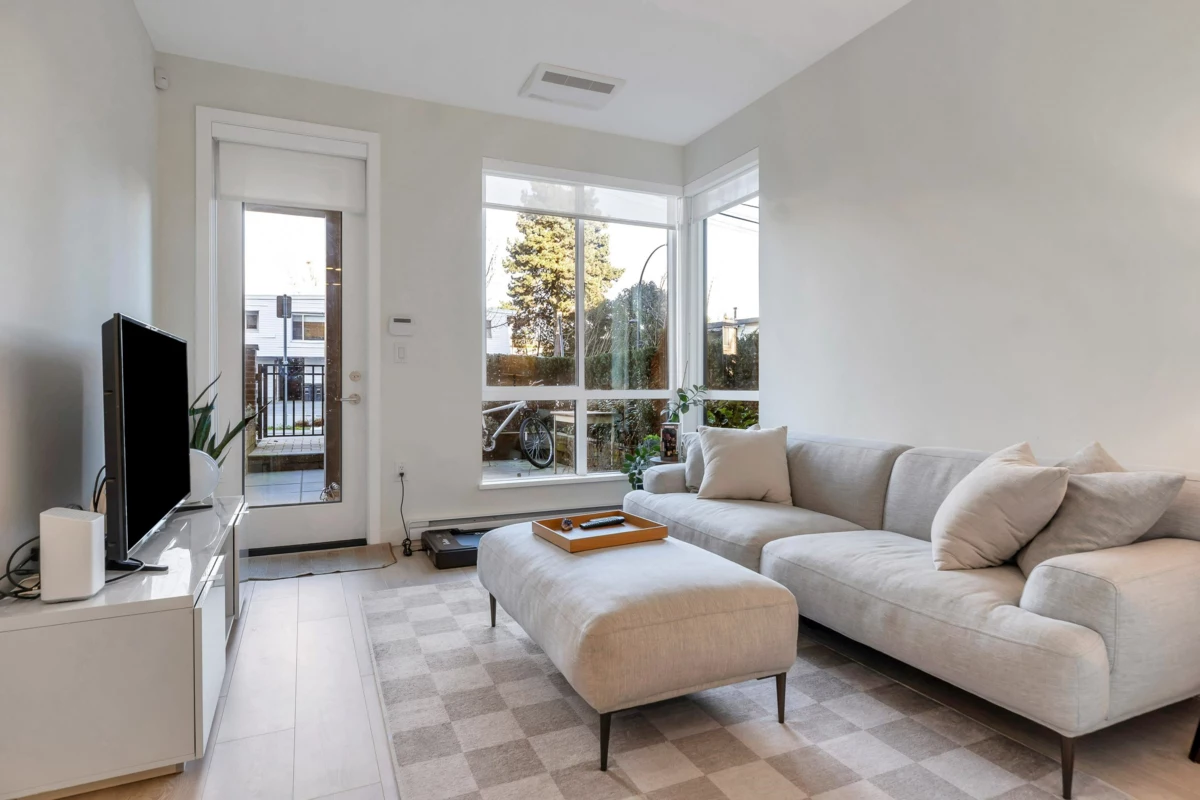 Living Room Photo of 106 7599 15th Street, Burnaby, BC
