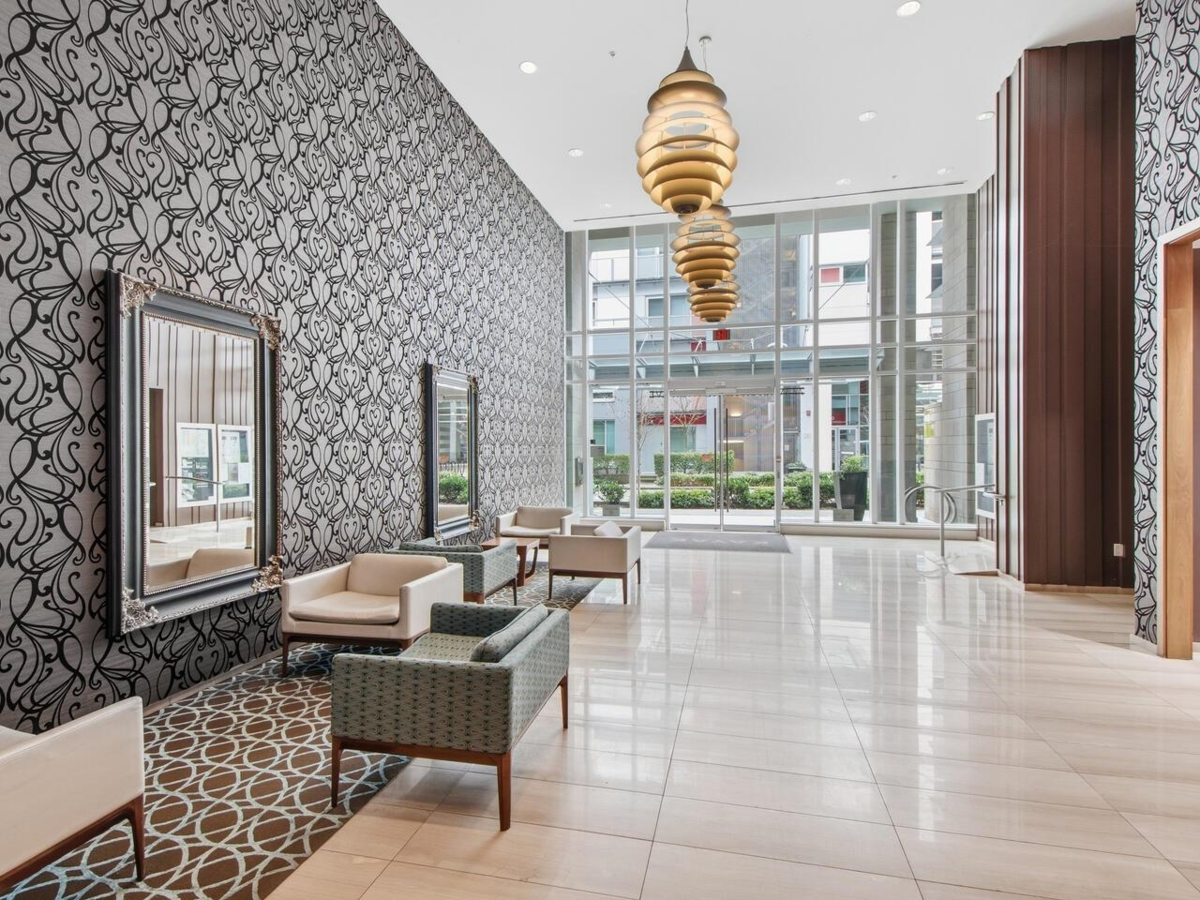 Aerial View of 313 77 Walter Hardwick Avenue, Vancouver, BC