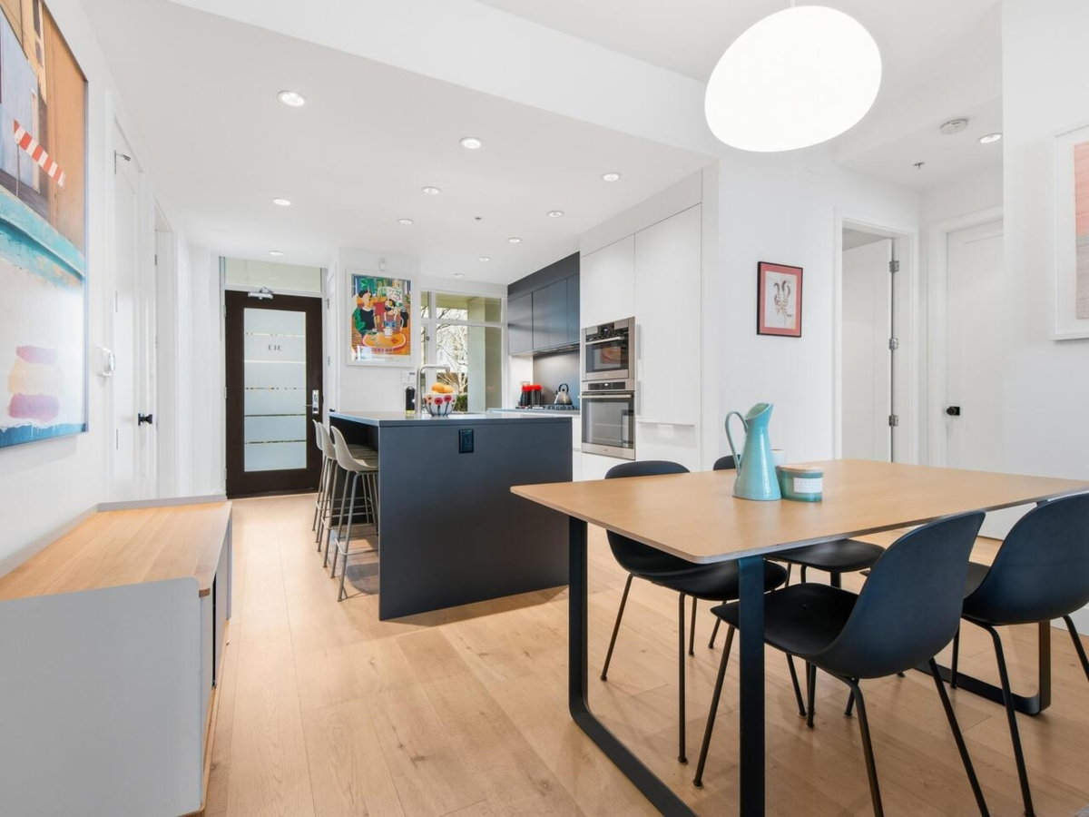 Kitchen Island Photo of 313 77 Walter Hardwick Avenue, Vancouver, BC