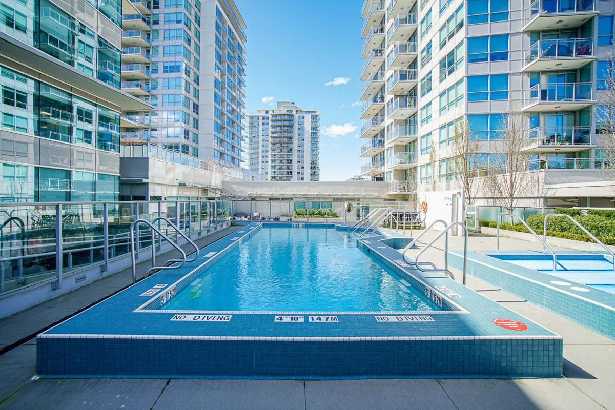 Aerial View of 701 112 E 13th Street, North Vancouver, BC