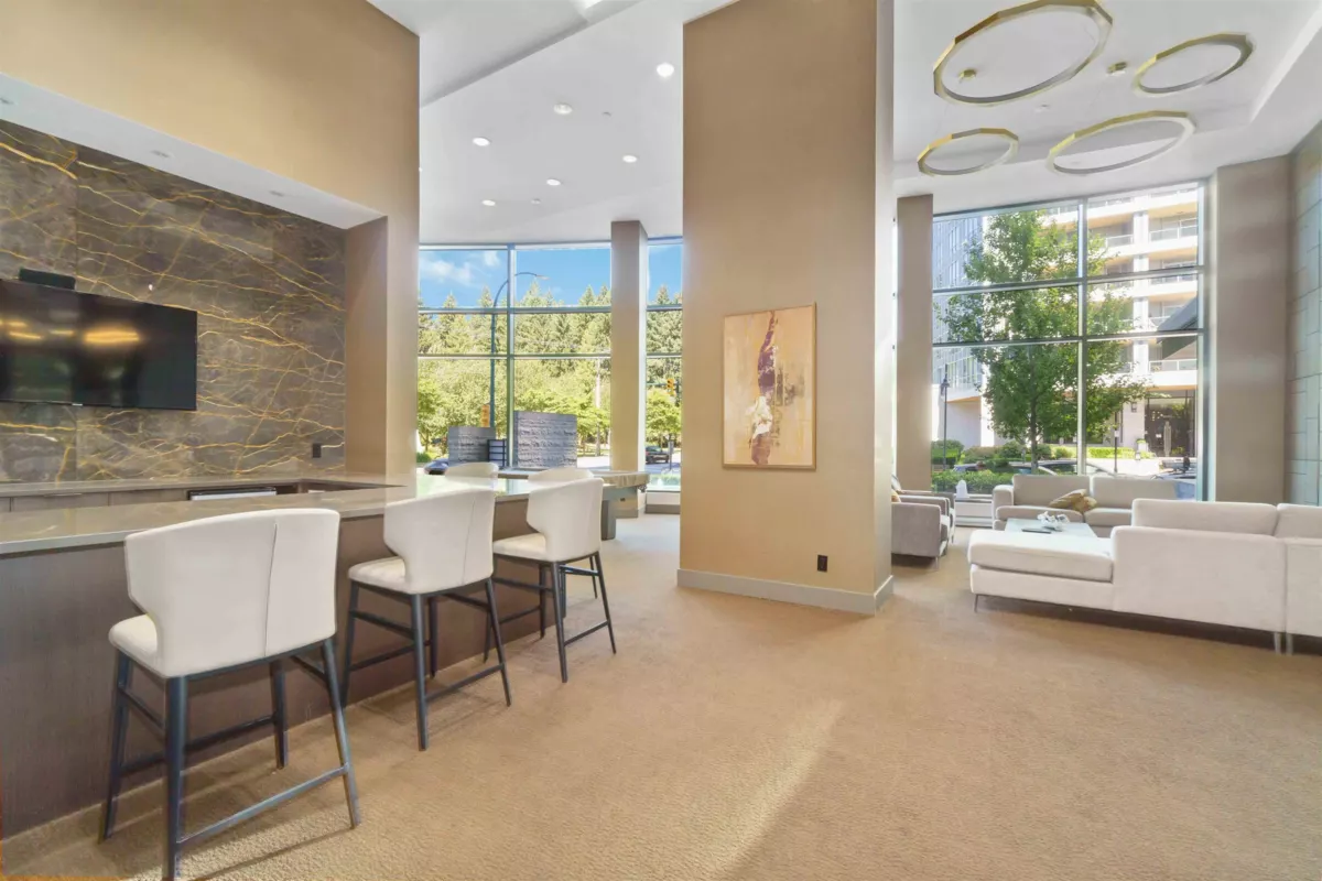 Family Room Photo of 1502 3096 Windsor Gate, Coquitlam, BC