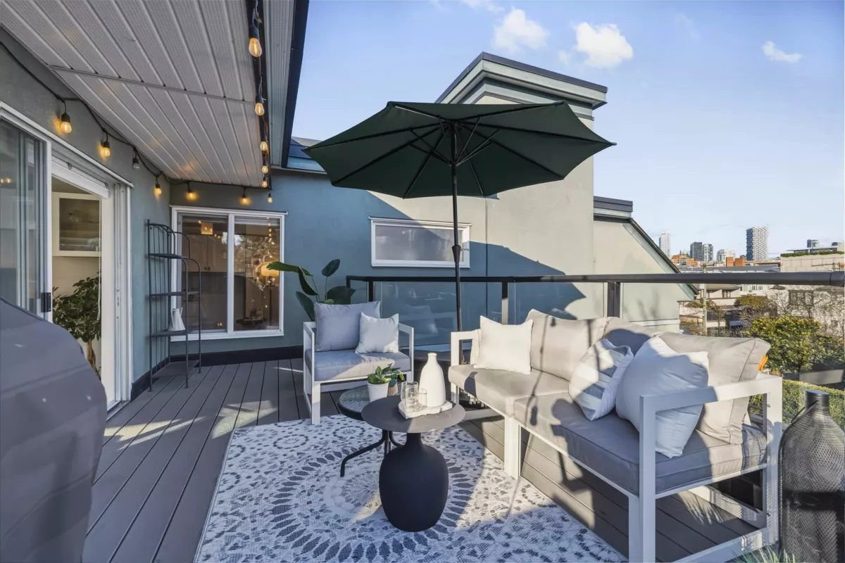 Aerial View of 401 1925 W 2nd Avenue, Vancouver, BC