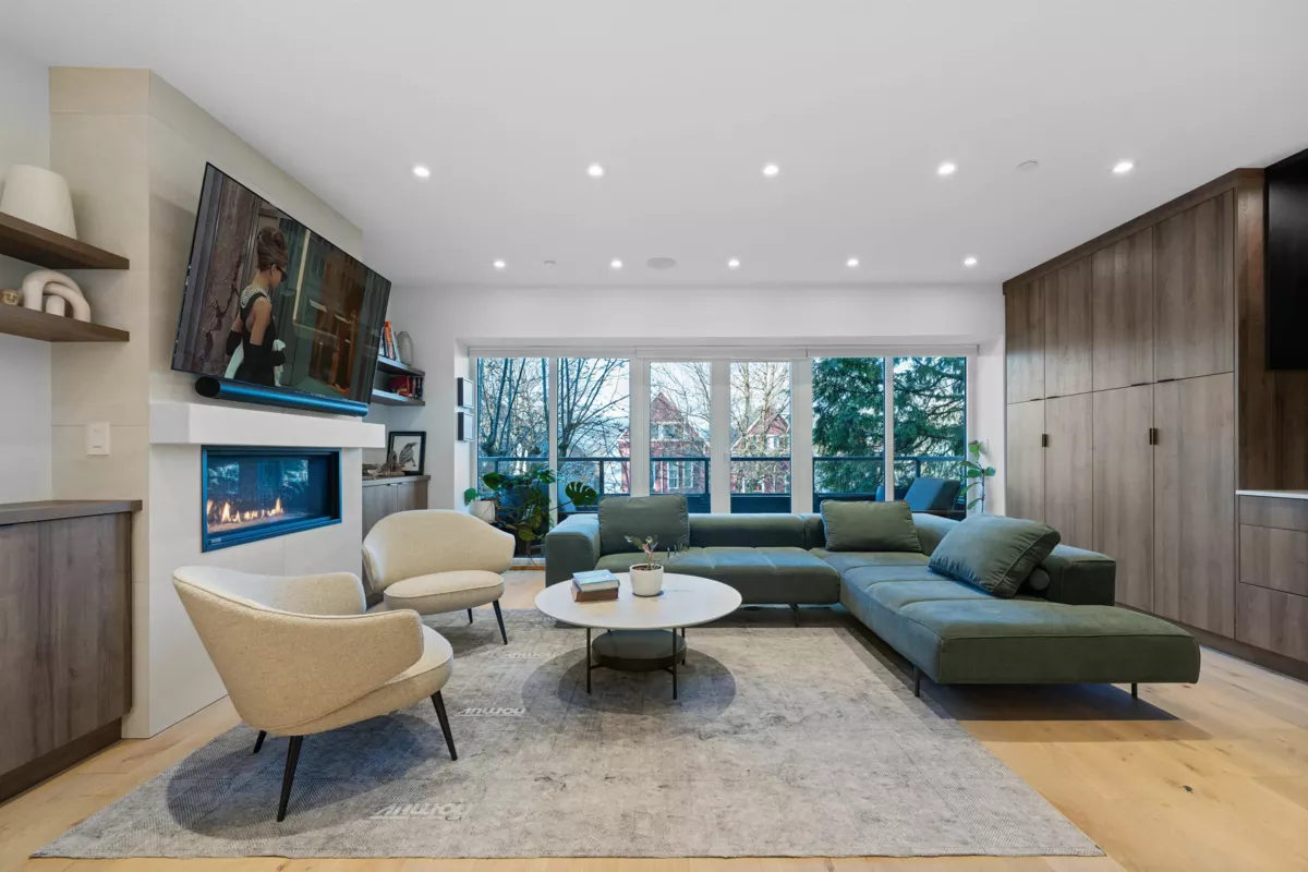 Living Room Photo of 2142 W 1st Avenue, Vancouver, BC