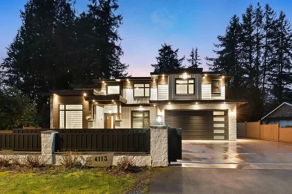 Aerial View of 4113 207 Street, Langley, BC