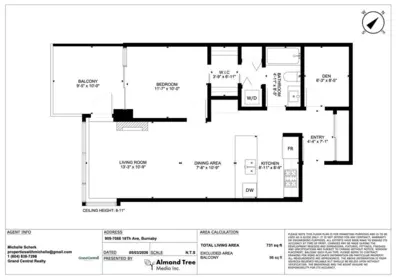 Walk-In Closet Photo of 909 7088 18th Avenue, Burnaby, BC