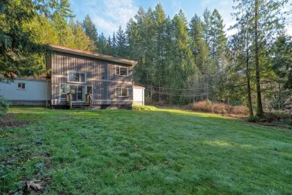 Aerial View of 7103 Sechelt Inlet Road, Sechelt, BC