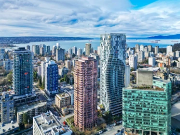 Aerial View of 10A 1500 Alberni Street, Vancouver, BC