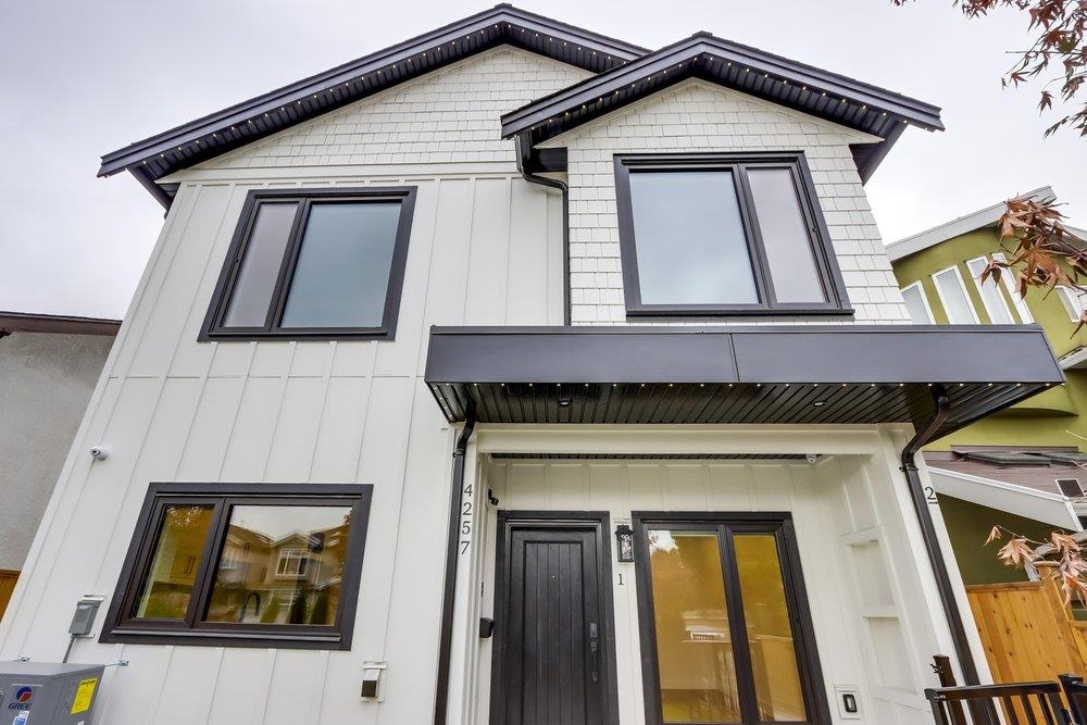 Exterior Rear Photo of 1 4257 Knight Street, Vancouver, BC