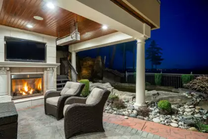 Outdoor Kitchen Photo of 13822 Marine Drive, White Rock, BC