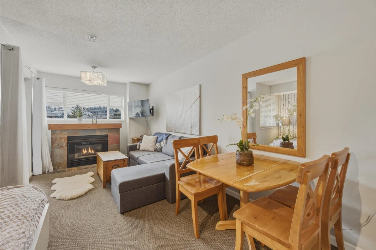 Dining Area Photo of 308 4360 Lorimer Road, Whistler, BC