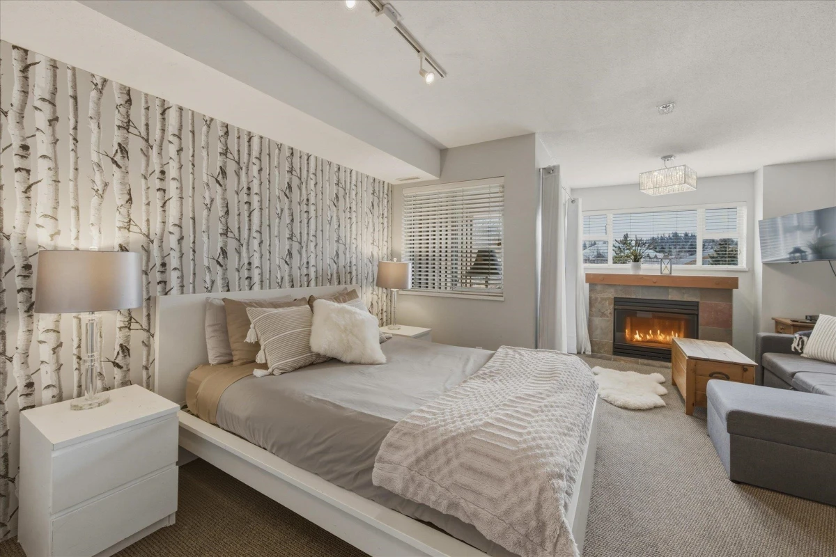 Living Room Photo of 308 4360 Lorimer Road, Whistler, BC