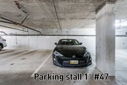 Garage Interior Photo of 228 5155 Watling Street, Burnaby, BC