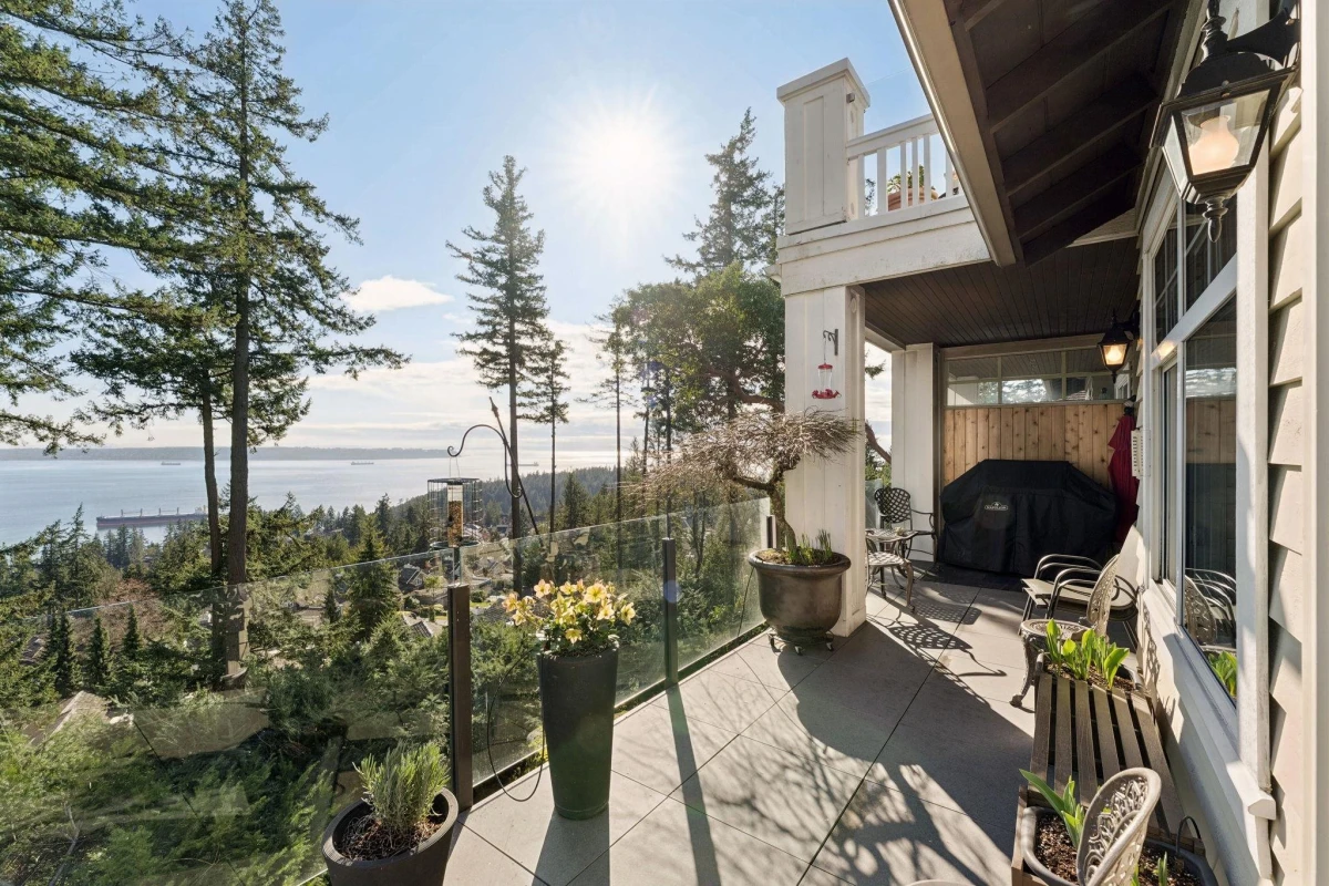 Exterior Rear Photo of 7 5110 Alderfeild Place, West Vancouver, BC