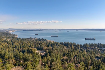 Aerial View of 7 5110 Alderfeild Place, West Vancouver, BC