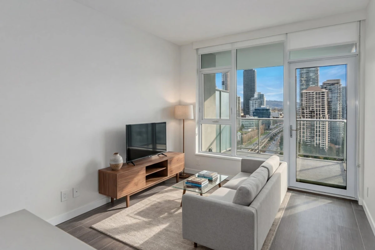 Living Room Photo of 2009 4168 Lougheed Highway, Burnaby, BC