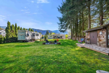 Aerial View of 1110 Laramee Road, Squamish, BC
