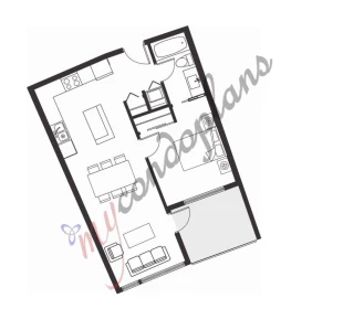Primary Bedroom Photo of 415 19228 64 Avenue, Surrey, BC