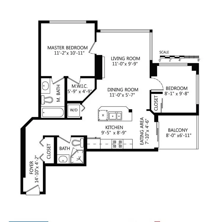Living Room Photo of 301 7368 Sandborne Avenue, Burnaby, BC