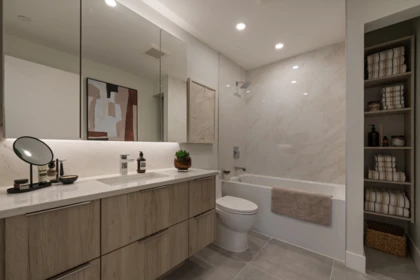Aerial View of TH2 423 6th Street, West Vancouver, BC