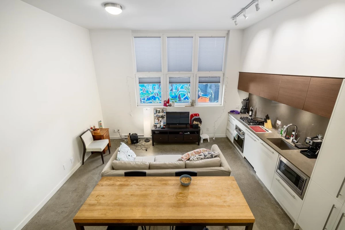 Dining Area Photo of 208 150 E Cordova Street, Vancouver, BC