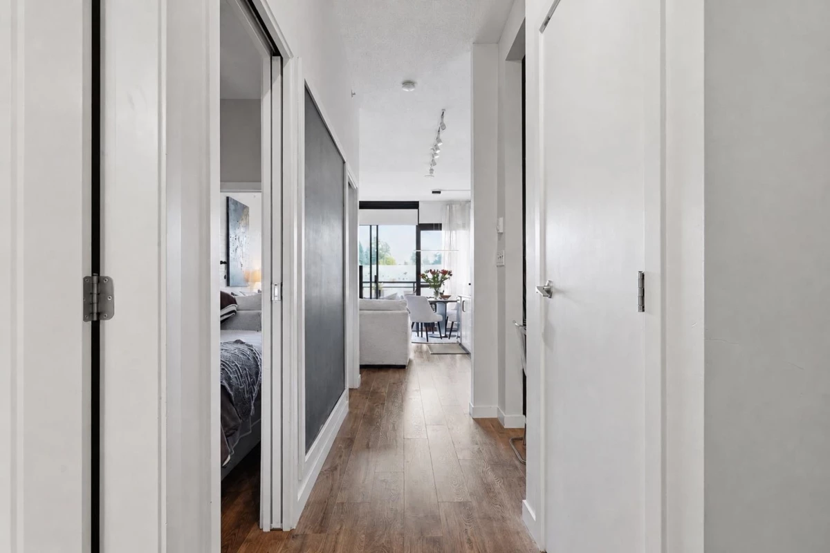 Living Room Photo of 602 121 Brew Street, Port Moody, BC