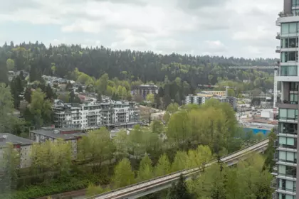 Aerial View of 2009 305 Morrissey Road, Port Moody, BC
