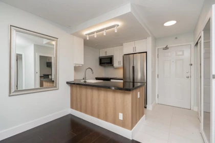 Kitchen Island Photo of 403 811 Helmcken Street, Vancouver, BC