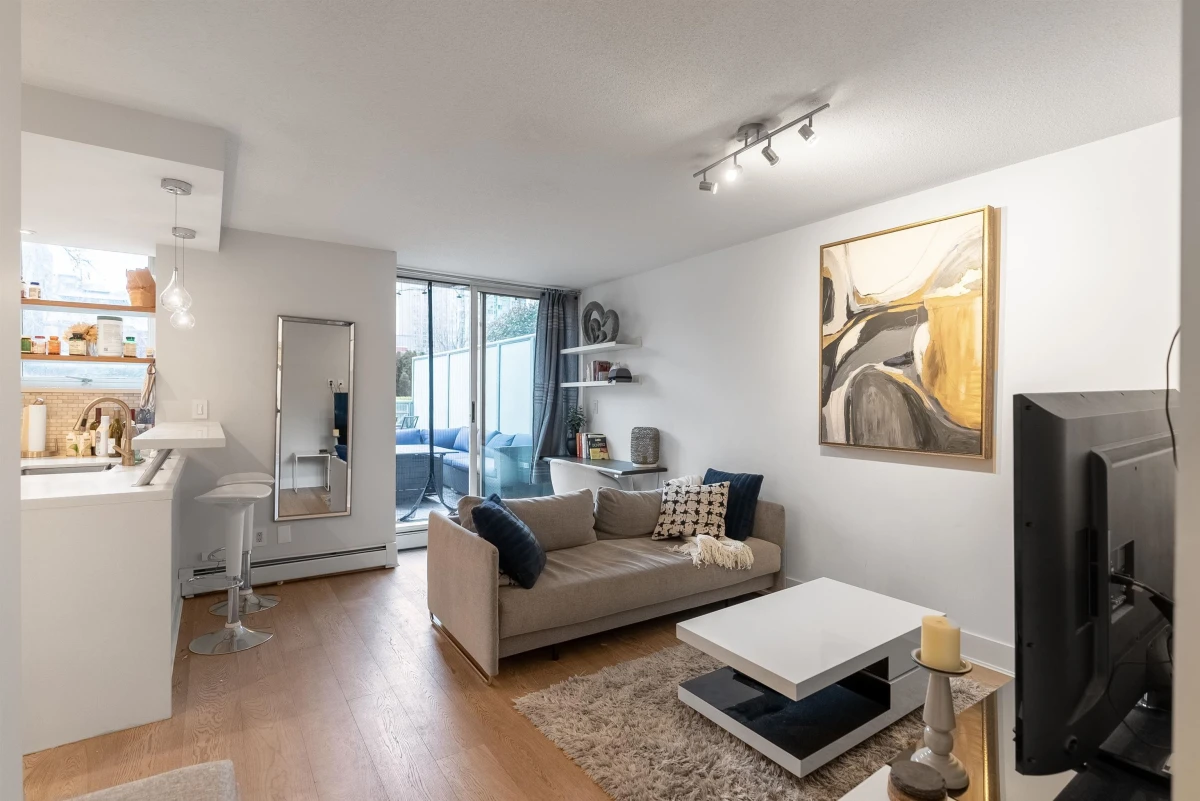 Family Room Photo of 308 1008 Cambie Street, Vancouver, BC
