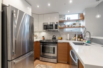 Kitchen Photo of 308 1008 Cambie Street, Vancouver, BC