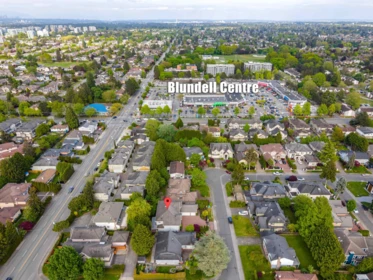 Aerial View of 5631 Clearwater Drive, Richmond, BC