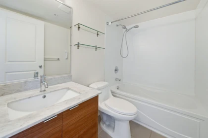 Powder Room Photo of 201 4338 Commercial Street, Vancouver, BC