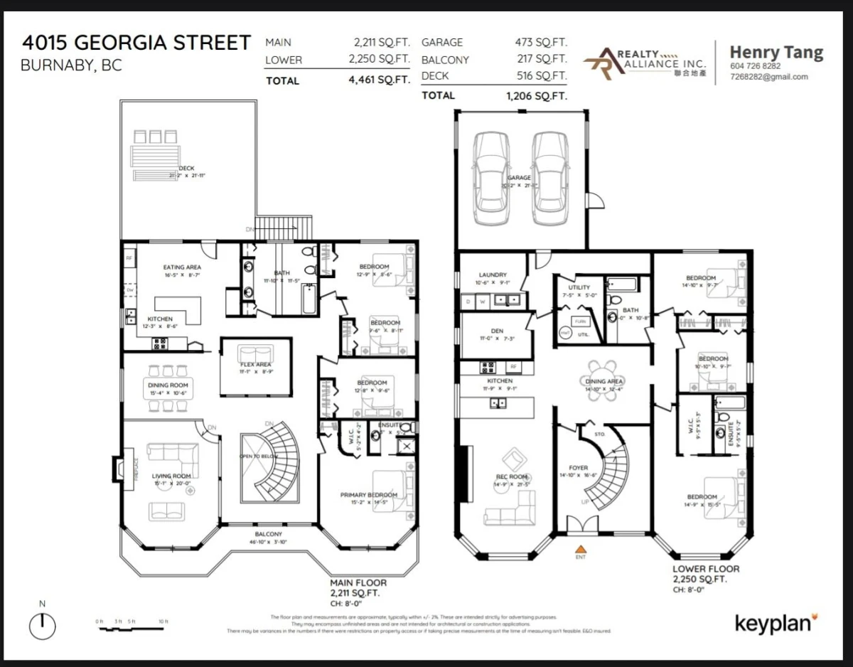 Exterior Rear Photo of 4015 Georgia Street, Burnaby, BC