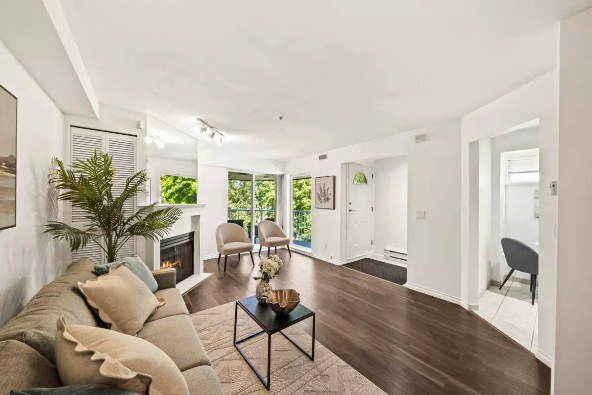 Living Room Photo of 302 1406 W 73rd Avenue, Vancouver, BC