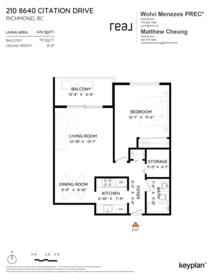 Aerial View of 210 8640 Citation Drive, Richmond, BC