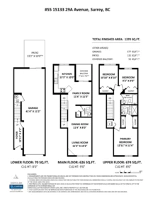 55 15133 29a Avenue, Surrey, BC, Surrey — Townhouse for sale