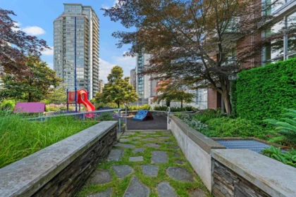 Aerial View of 2504 565 Smithe Street, Vancouver, BC